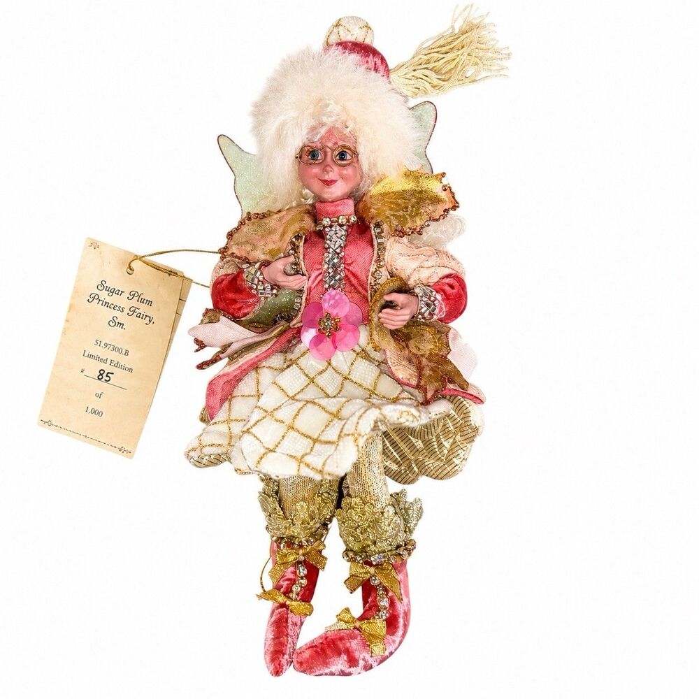 Limited Edition Mark Robert’s Sugar Plum Fairy Small Pink 11" #85/1,000